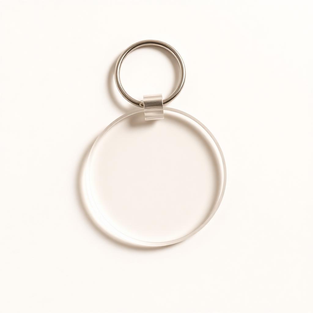 Round Acrylic Keychain
