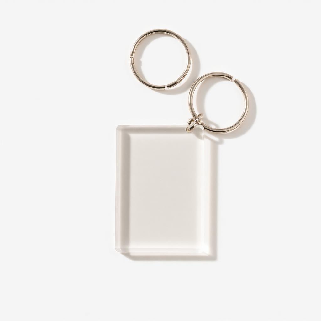Rectangle Acrylic Keychain
