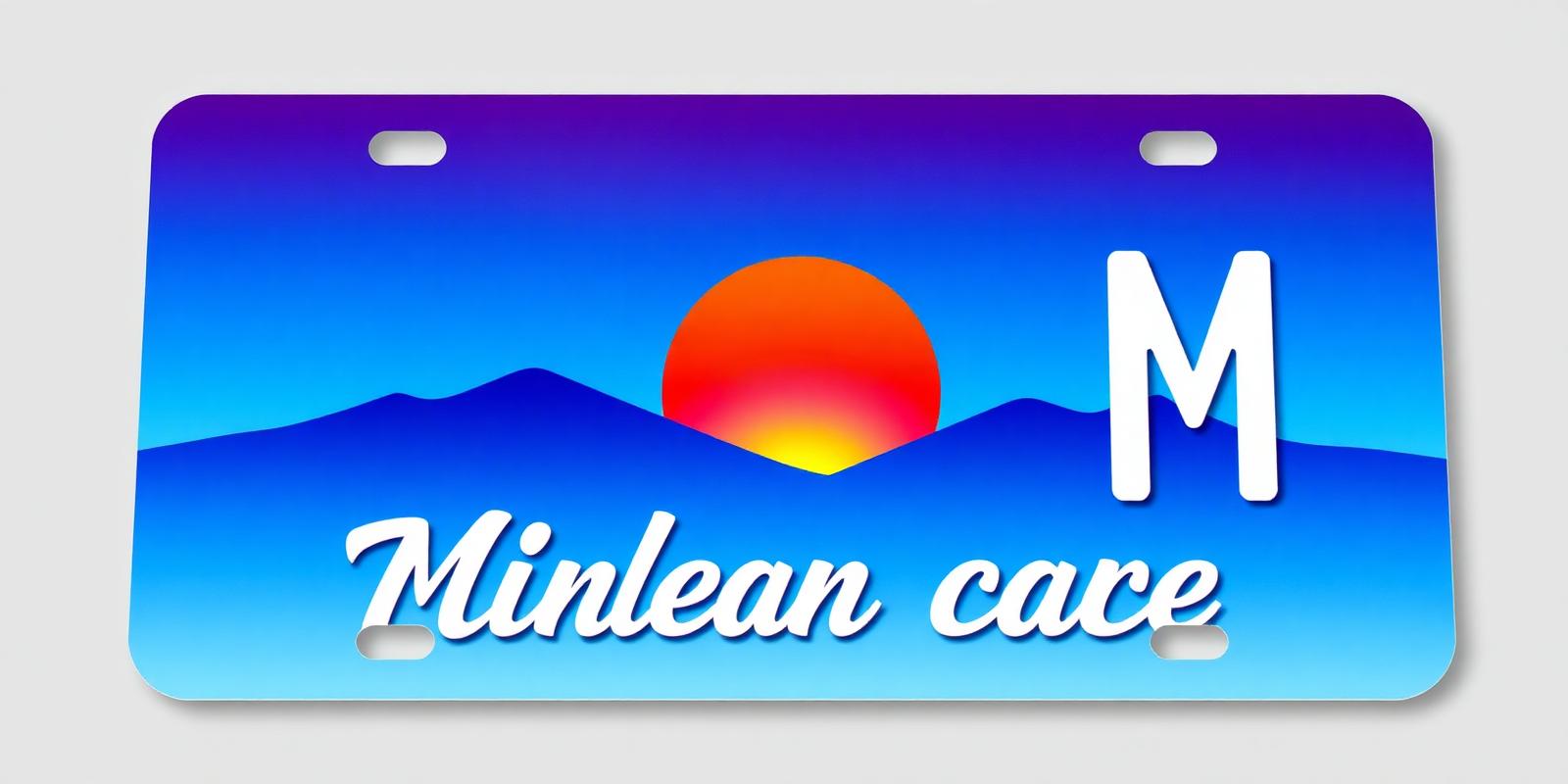 Photo Memory custom license plate