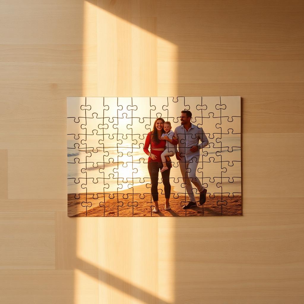 Rectangle photo puzzle — Family memory
