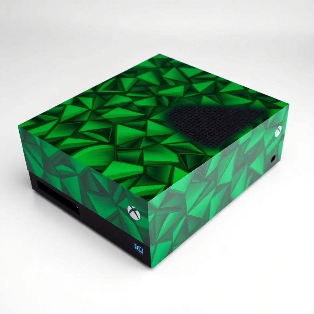 Emerald Geo Console Skin custom Xbox skin
